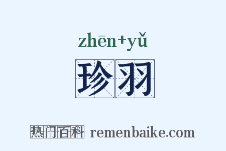 珍羽是什么意思的图片